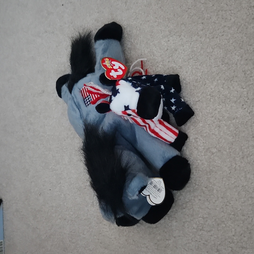 Lefty beanie baby and buddy bundle